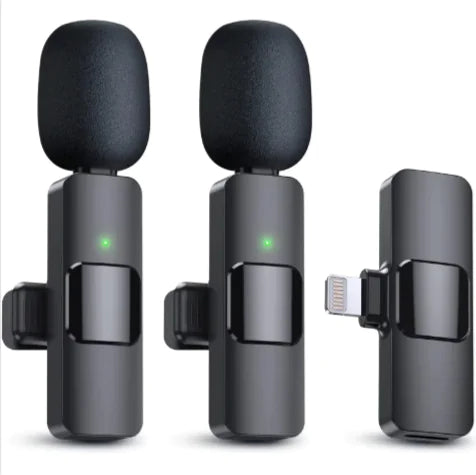 Wireless Lavalier Mic – iPhone & Type-C